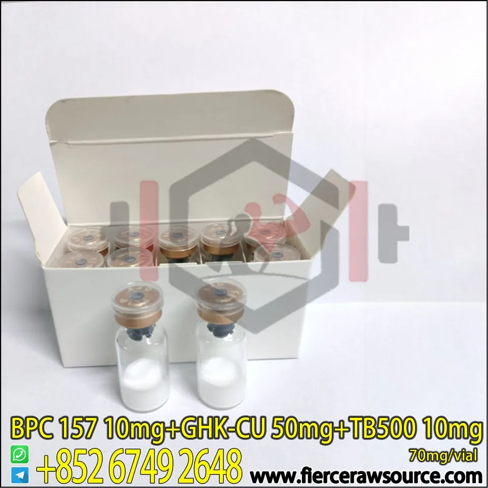 Peptitler BPC 157 10mg+GHK-CU 50mg+TB500 10mg 70mg CAS:/